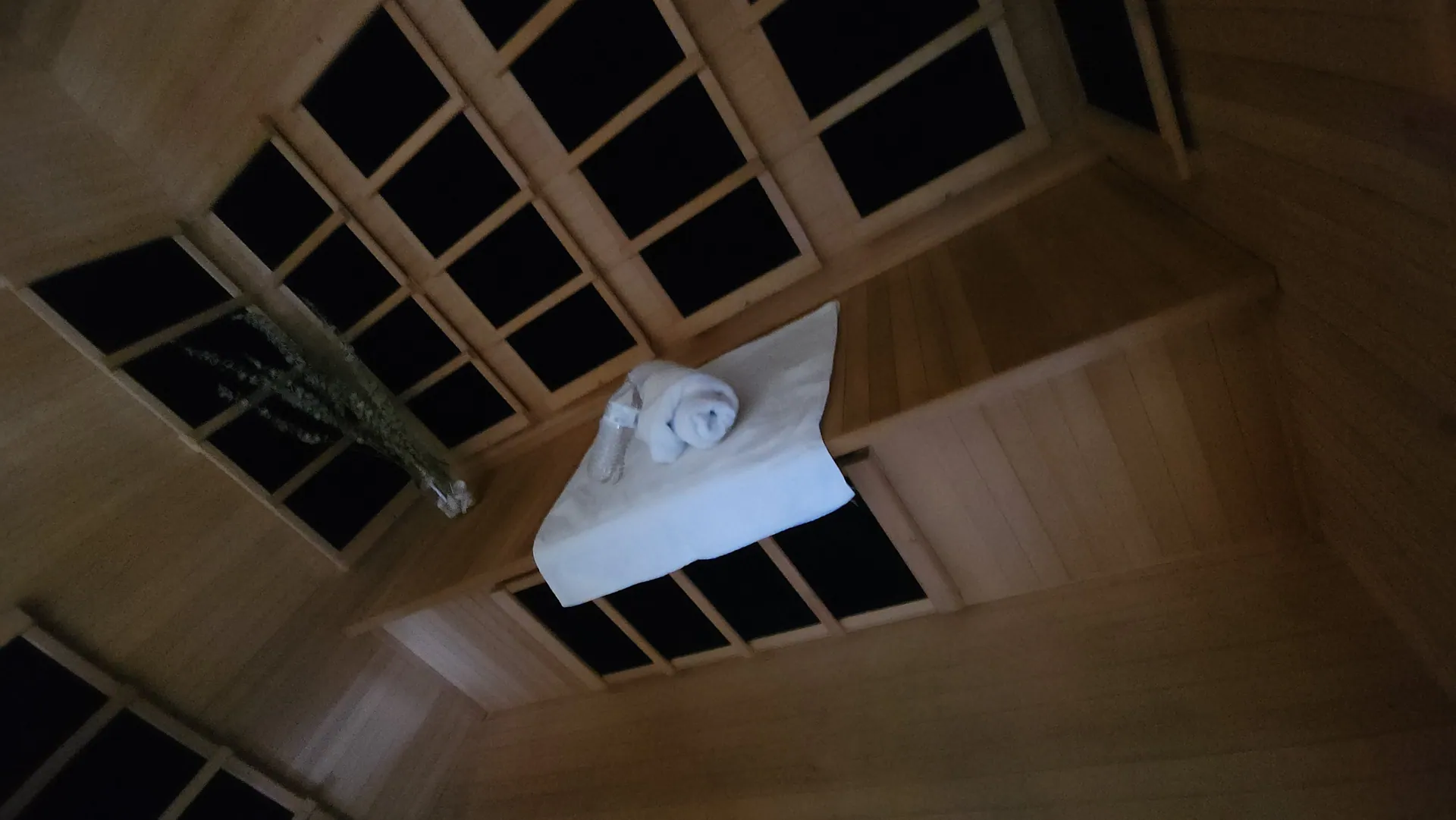 The infrared sauna at Bell Haven Recovery